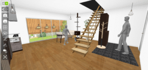 カリモク家具3Dシミュレーターサンプル2